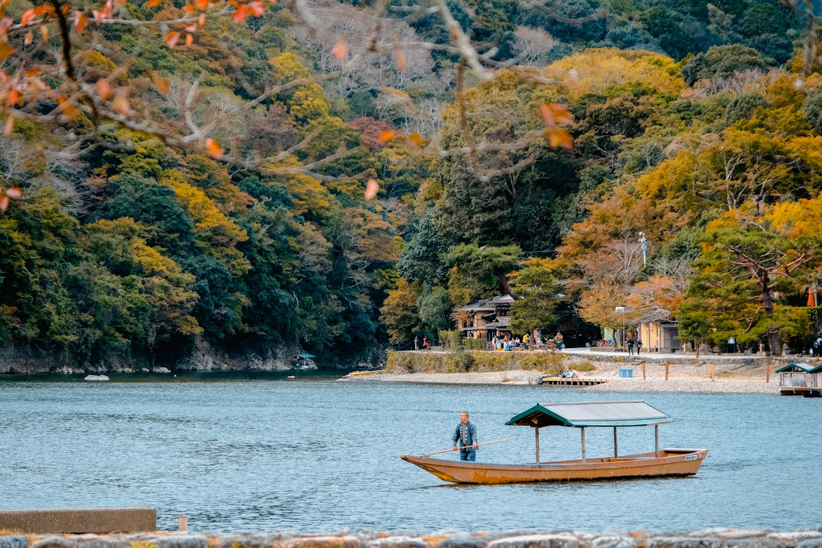 嵐山:渡月橋、竹林與小火車